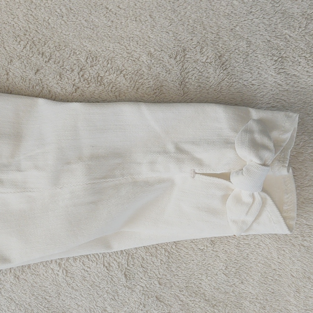 NWT baby Gap white stretch 2T denim bottoms & NWT old Navy 5 pocket skirt - Picture 11 of 13